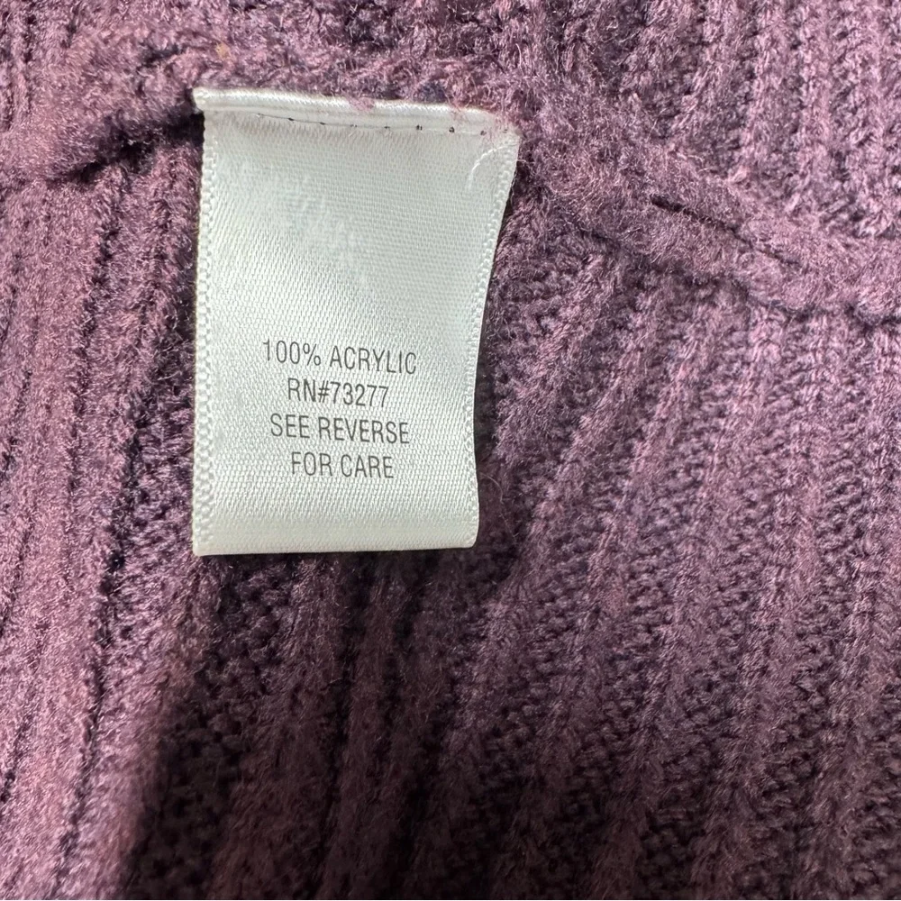 Apt. 9 Rich Plum Women's Cardigan